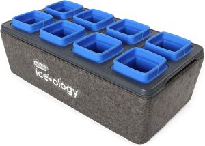 Dexas ice•ology Silicone Clear Ice Maker Tray for Crystal Clear Craft Cocktail Ice